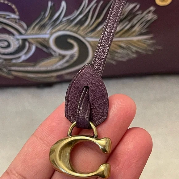 Coach 1941 Dreamer with Tattoo Feather Chelsea Champlain 36914 Plum - Picture 12 of 15